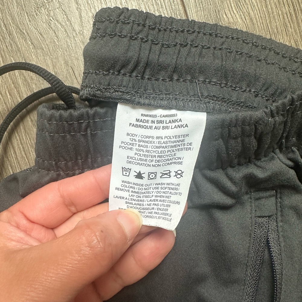 Nike Dri Fit Women's Charcoal Track Joggers with White Swoosh - Picture 5 of 13